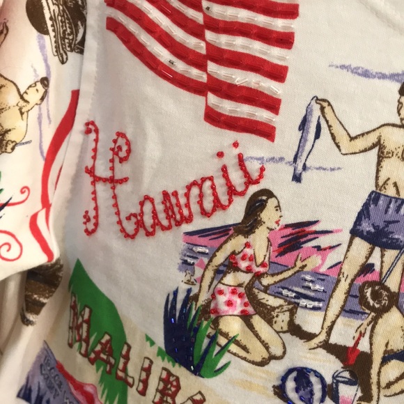 ⚡️FINAL PRICE⚡️ Vintage Pinup Hawaii Summer July Top - Picture 6 of 16